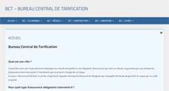 Desktop Screenshot of bureaucentraldetarification.com.fr